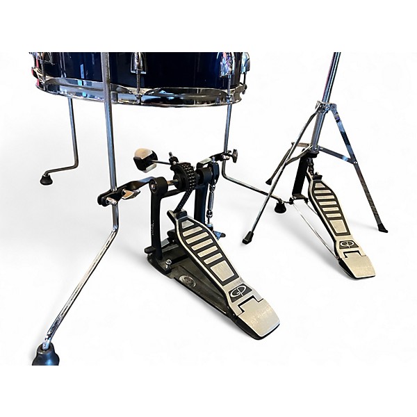 Used GP Percussion 15in Cocktail Kit Blue Drum