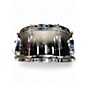 Used Pork Pie 6X12 Little Squealer Snare Black and Silver Drum