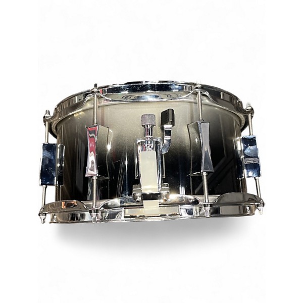 Used Pork Pie 6X12 Little Squealer Snare Black and Silver Drum