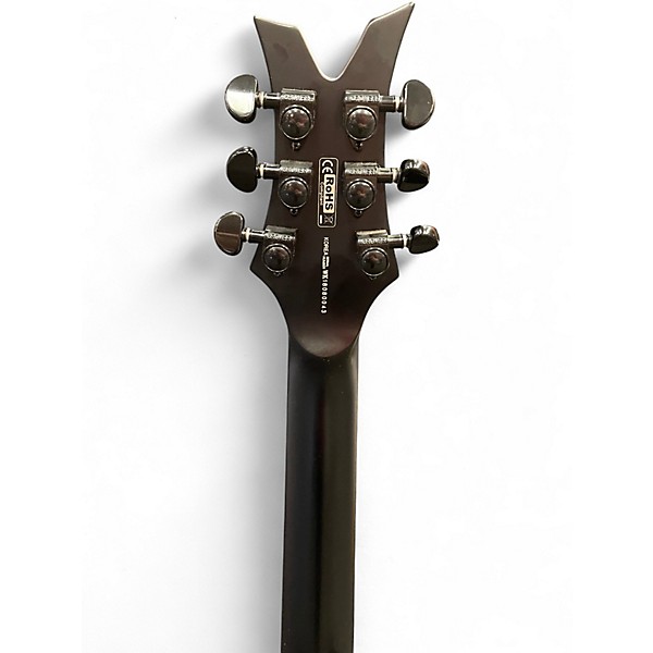 Used Dean Icon Baritone Flat Black Baritone Guitars