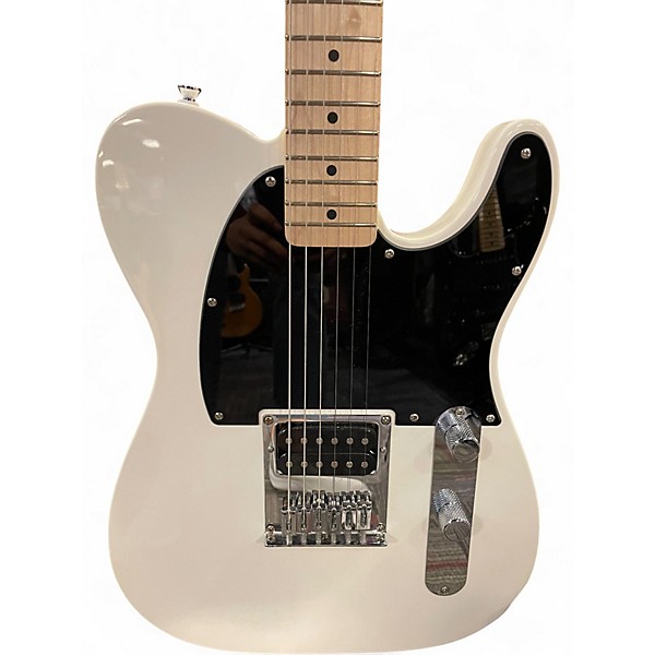 Used Squier Sonic Esquier Arctic White Solid Body Electric Guitar