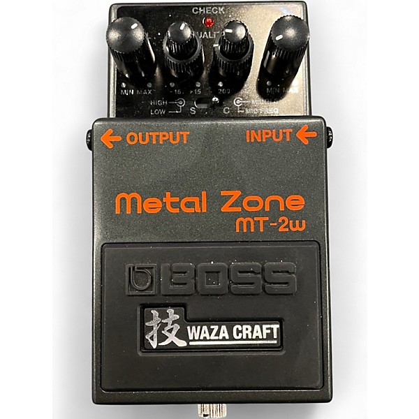 Used BOSS MT2W Metal Zone Waza Craft Effect Pedal