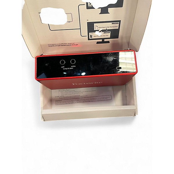 Used Focusrite Scarlett 2i2 Gen 3 Audio Interface