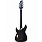 Used Schecter Guitar Research C1 Platinum Trans Black Solid Body Electric Guitar