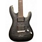 Used Schecter Guitar Research C1 Platinum Trans Black Solid Body Electric Guitar