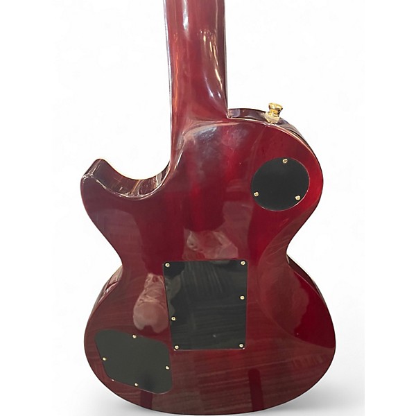 Used Epiphone Alex Lifeason Signature Les Paul Custom Trans Crimson Red Solid Body Electric Guitar