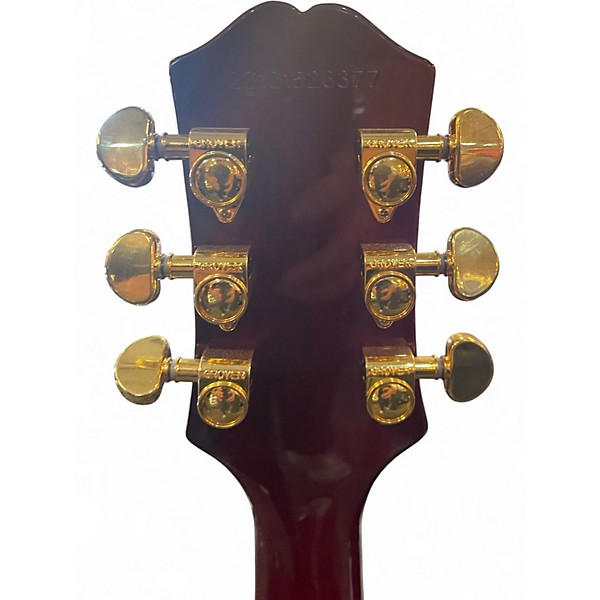 Used Epiphone Alex Lifeason Signature Les Paul Custom Trans Crimson Red Solid Body Electric Guitar