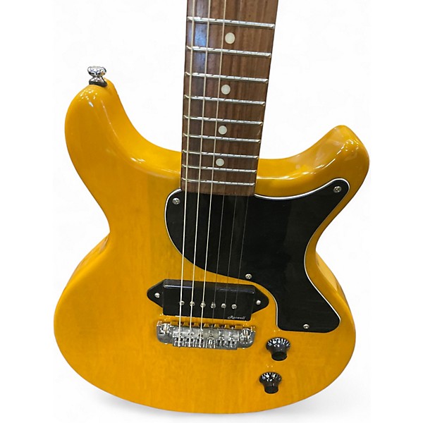 Used Harley Benton Double cut TV Yellow Solid Body Electric Guitar