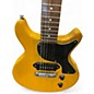 Used Harley Benton Double cut TV Yellow Solid Body Electric Guitar