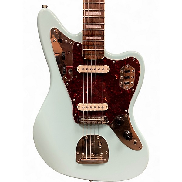 Used Squier CLASSIC VIBE 70'S JAGUAR Daphne Blue Solid Body Electric Guitar