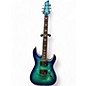 Used Schecter Guitar Research Omen Extreme 6 Ocean Blue Burst Solid Body Electric Guitar thumbnail