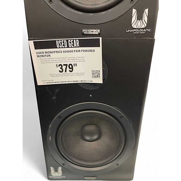 Used Monoprice 605800 Pair Powered Monitor