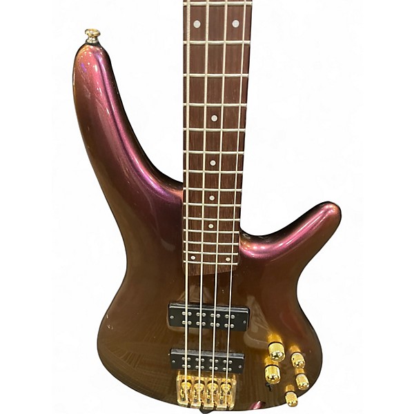 Used Soundgear SR300EDX ROSE GOLD CHAMELEON Electric Bass Guitar