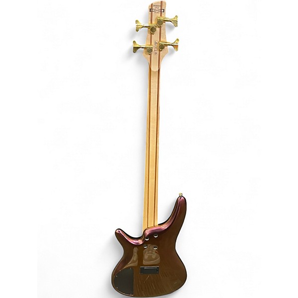 Used Soundgear SR300EDX ROSE GOLD CHAMELEON Electric Bass Guitar