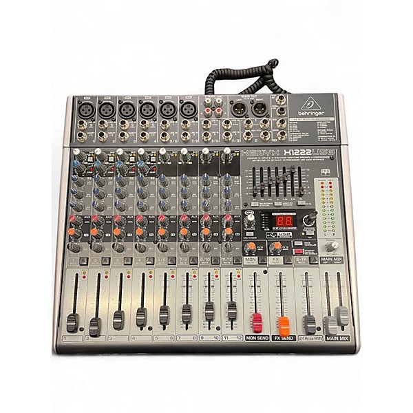Used Behringer Xenyx X1222USB Unpowered Mixer