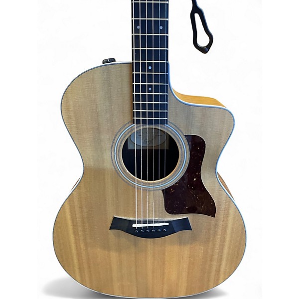 Used Taylor 214CE Natural Acoustic Electric Guitar