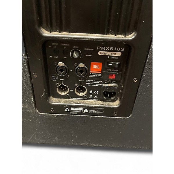 Used JBL Prx518s Powered Subwoofer