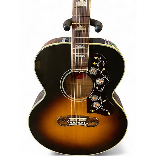 Used Gibson SJ200 Original Vintage Sunburst Acoustic Electric Guitar
