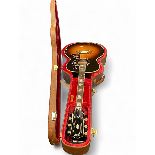 Used Gibson SJ200 Original Vintage Sunburst Acoustic Electric Guitar