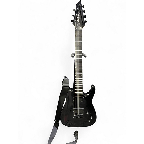 Used Jackson SLATFX7 Black Solid Body Electric Guitar