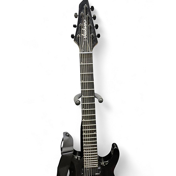Used Jackson SLATFX7 Black Solid Body Electric Guitar