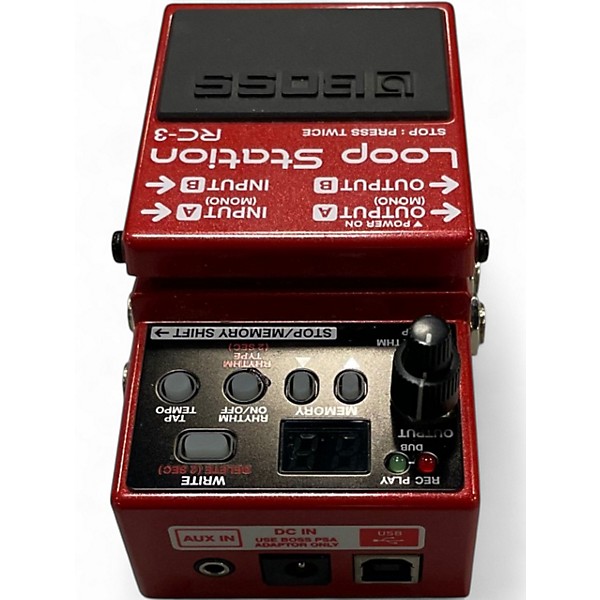 Used BOSS RC3 Loop Station Pedal