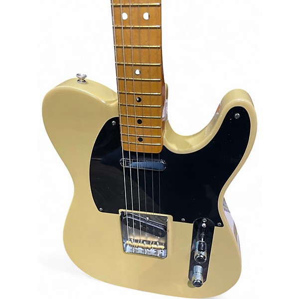 Used Fender 1950s Vintera II Nocaster Black guard Blonde Solid Body Electric Guitar