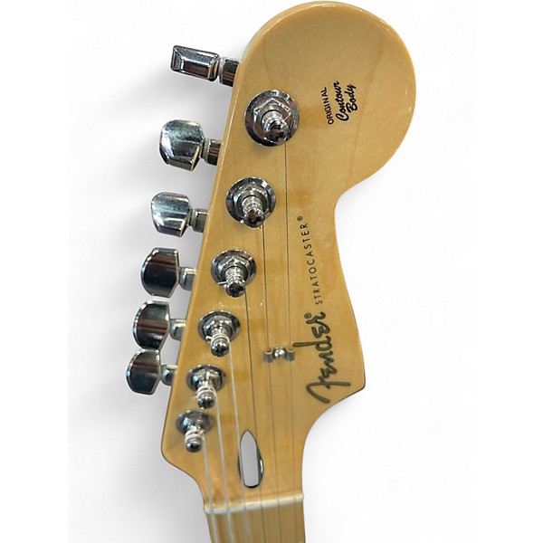 Used Fender Player Stratocaster Black Solid Body Electric Guitar
