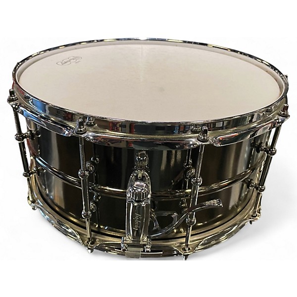 Used Ludwig 6.5X14 Black Beauty Snare METALLIC Drum