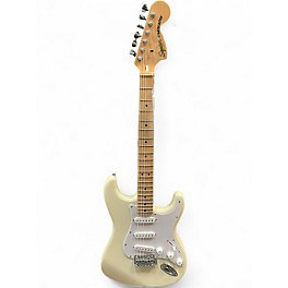 Used 2024 Squier Affinity Stratocaster Alpine White Solid Body Electric Guitar