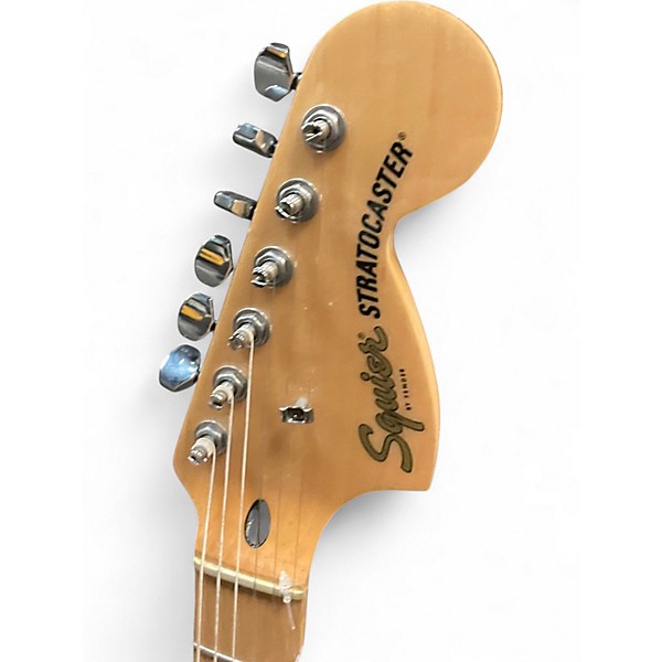 Used 2024 Squier Affinity Stratocaster Alpine White Solid Body Electric Guitar