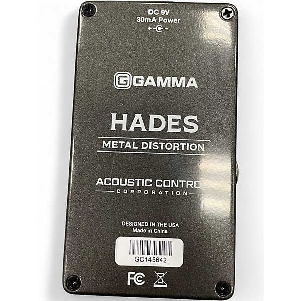 Used GAMMA HADES METAL DISTORTION Effect Pedal