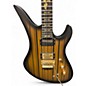 Used Schecter Guitar Research DIAMOND SERIES COSTUM S Black and Gold Solid Body Electric Guitar