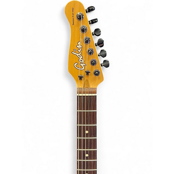 Used Godin Session R-HT Pro Off-White Blue Solid Body Electric Guitar