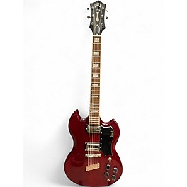 Used Guild POLARA DELUXE CHERRY RED Solid Body Electric Guitar
