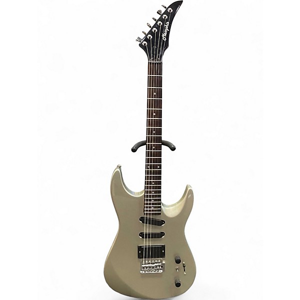 Used Memphis 303-S Silver Sparkle Solid Body Electric Guitar