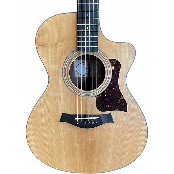 Used Taylor 212CE Natural Acoustic Electric Guitar