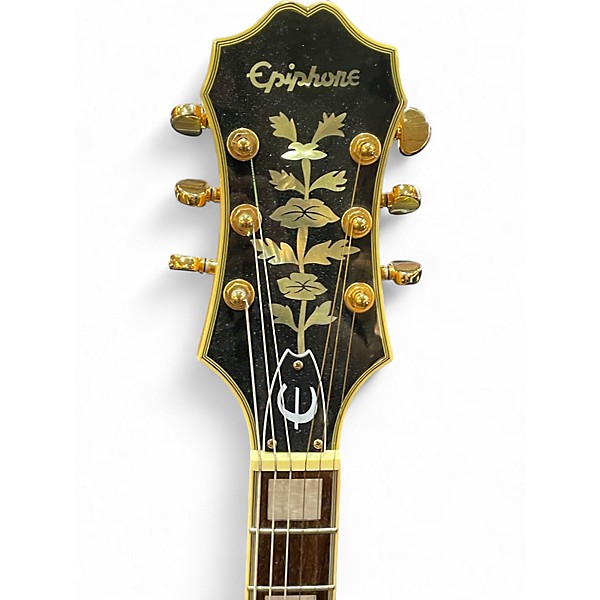 Used Epiphone Joe Pass Emperor II Natural Hollow Body Electric Guitar