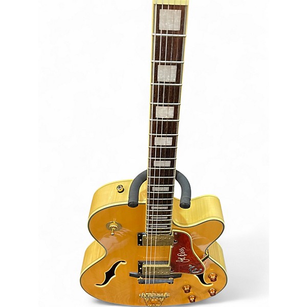 Used Epiphone Joe Pass Emperor II Natural Hollow Body Electric Guitar