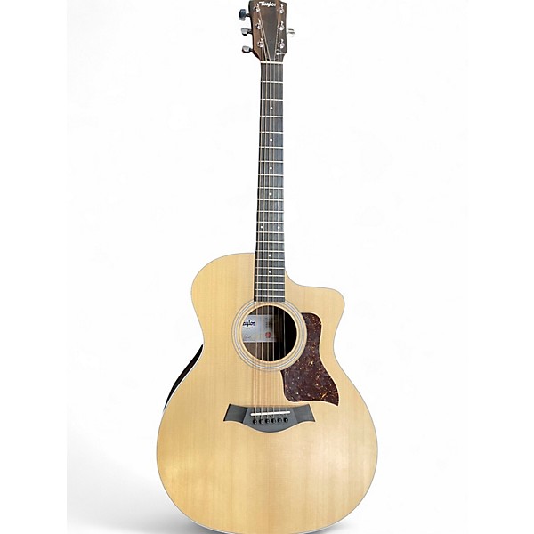 Used Taylor 214CE Natural Acoustic Electric Guitar