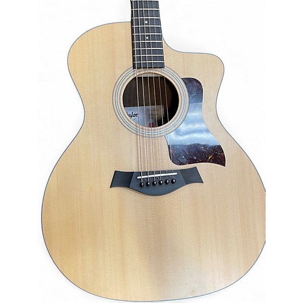 Used Taylor 214CE Natural Acoustic Electric Guitar