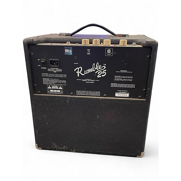 Used Fender Rumble 25 25W 1x8 Bass Combo Amp