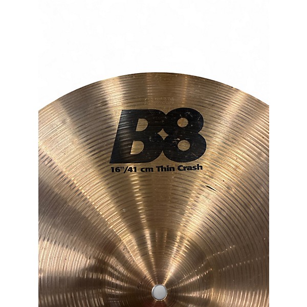 Used SABIAN 16in B8 Thin Crash Cymbal