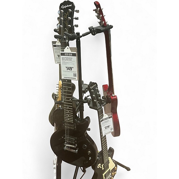 Used Epiphone Les Paul Special II Black Solid Body Electric Guitar