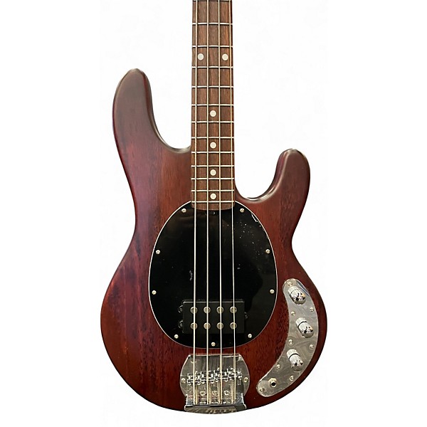 Used Sterling by Music Man Sub 4 Walnut Electric Bass Guitar