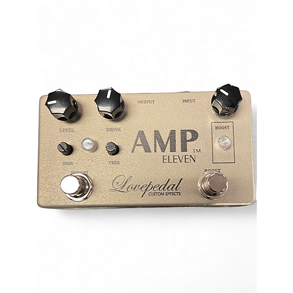 Used Lovepedal Amp Eleven Overdrive Boost Effect Pedal
