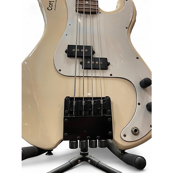 Used Cort Space PB Olympic White Electric Bass Guitar