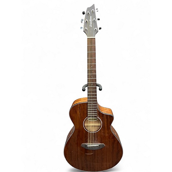 Used Breedlove Discovery Concert CE MH Natural Acoustic Guitar