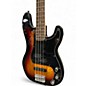 Used Squier PJ Bass Sunburst Electric Bass Guitar