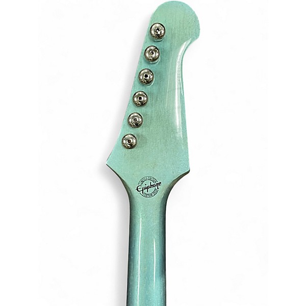 Used Epiphone Firebird Studio Pelham Blue Solid Body Electric Guitar